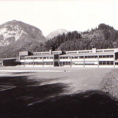 Fertiger Bau im Jahr 1981.